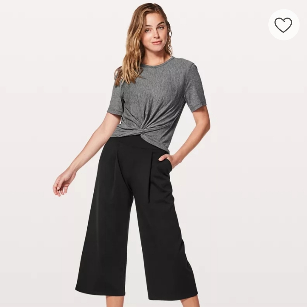 Lululemon Athletica Can You Feel The Pleat Crop